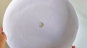 Потолочный светильник в стиле Ваби-саби из папье-маше