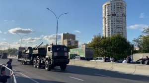 Перегон техники после парада Победы ч3