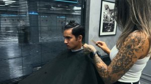 АСМР: мужская стрижка в барбершопе 13 by Timati в Узбекиста?