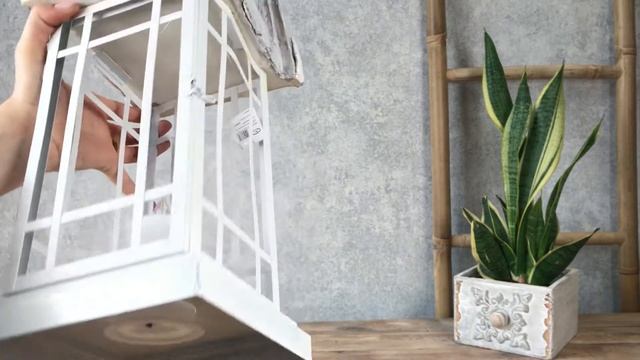 Фонарь - подсвечник с новогодней фигуркой(ангел) смотреть онлайн