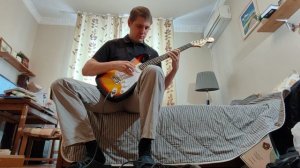 Обзор сборки и звука стратокастера-конструктора из фанерной деки и китайского грифа выдержки 5 лет