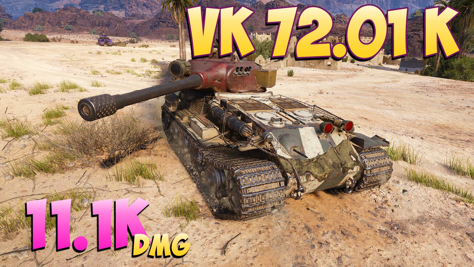 VK 72.01 K - 5 Фрагов 11.1K Урона - Плотный! - Мир Танков