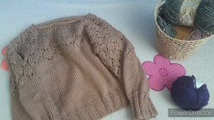 ДЖЕМПЕР ИЗ ПРЯЖИ GAZZAL BABY WOOL