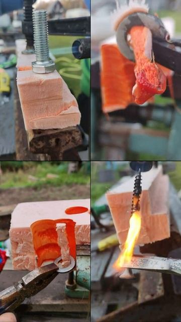 Горячий металл против утеплителя) Раздельный экран) #sh смотреть онлайн