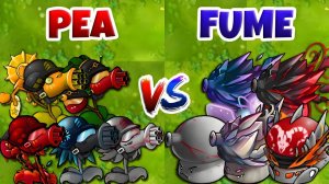 PVZ 1 Fusion 2.5 Challenge: Команда Горохострелов vs Грибы растения