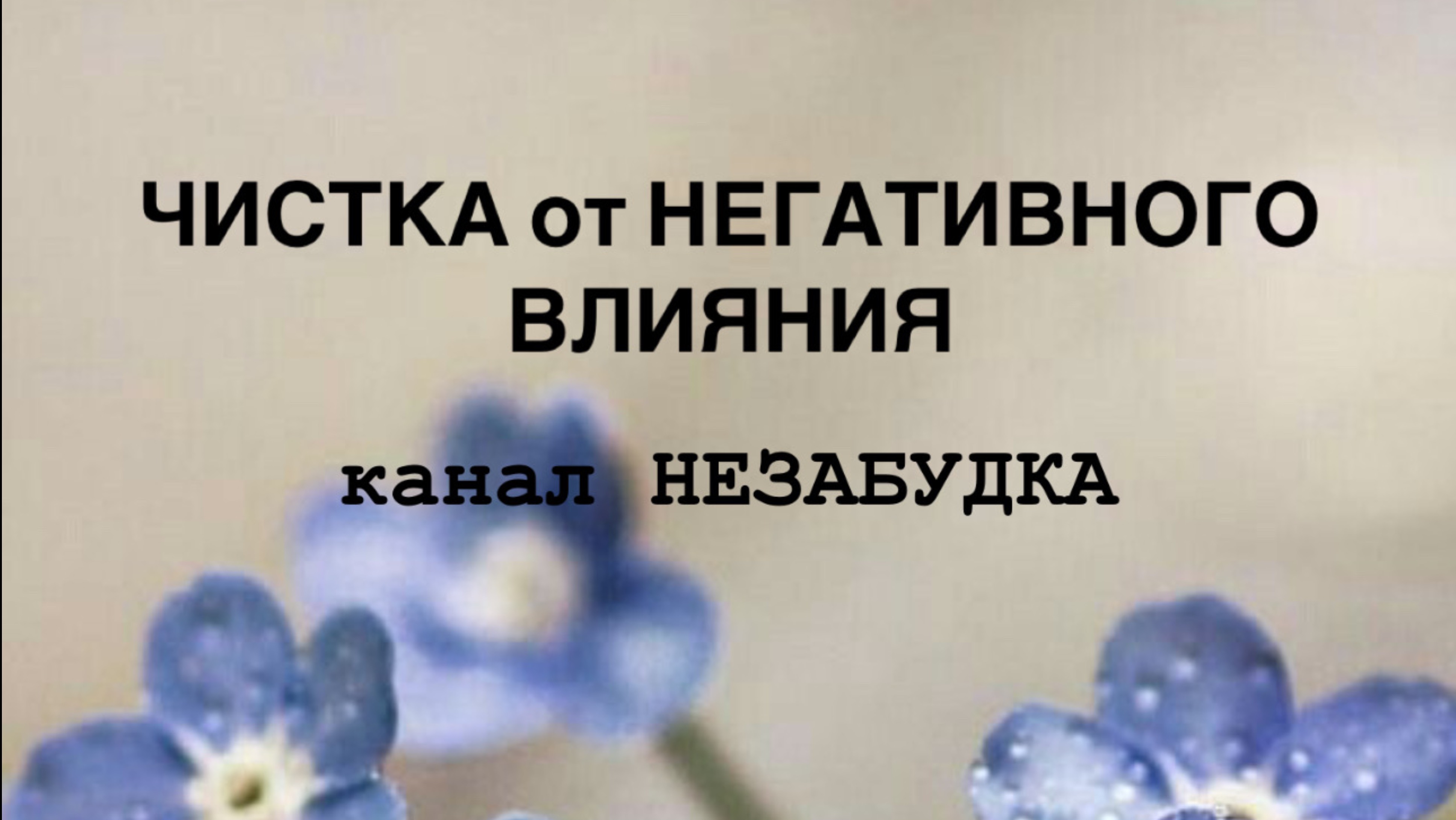 ЧИСТКА от НЕГАТИВНОГО  ВЛИЯНИЯ 🔮