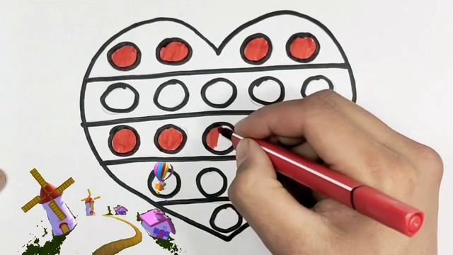 Drawing a picture POP IT/нарисуйте ПОП ИТ/сурет салуу ПОП ИТ/поп ит суретін салуу/pop it/draw heart смотреть онлайн