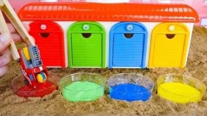 Давайте раскрасим машинку Porro и выучим слова для детей!