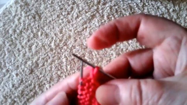 Урок 12-й. Поперечная резинка спицами. Уроки вязания для начинающих. Стильное вязание. Knitting. смотреть онлайн