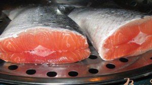 Лосось на пару