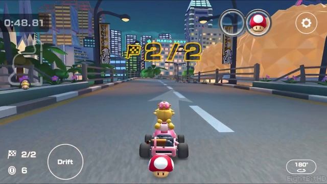 Mario Kart Tour -Singapore Speedway 2R- Time Trial Gameplay