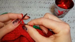 Тапочки детские спицами!