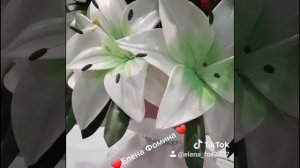 Светильник "Лилия" из изолона