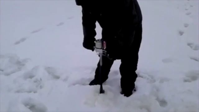 Электроледобур ЁРШ испытание смотреть онлайн