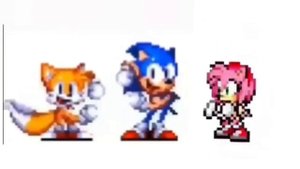 Соник и Тейлз флексят & Эми