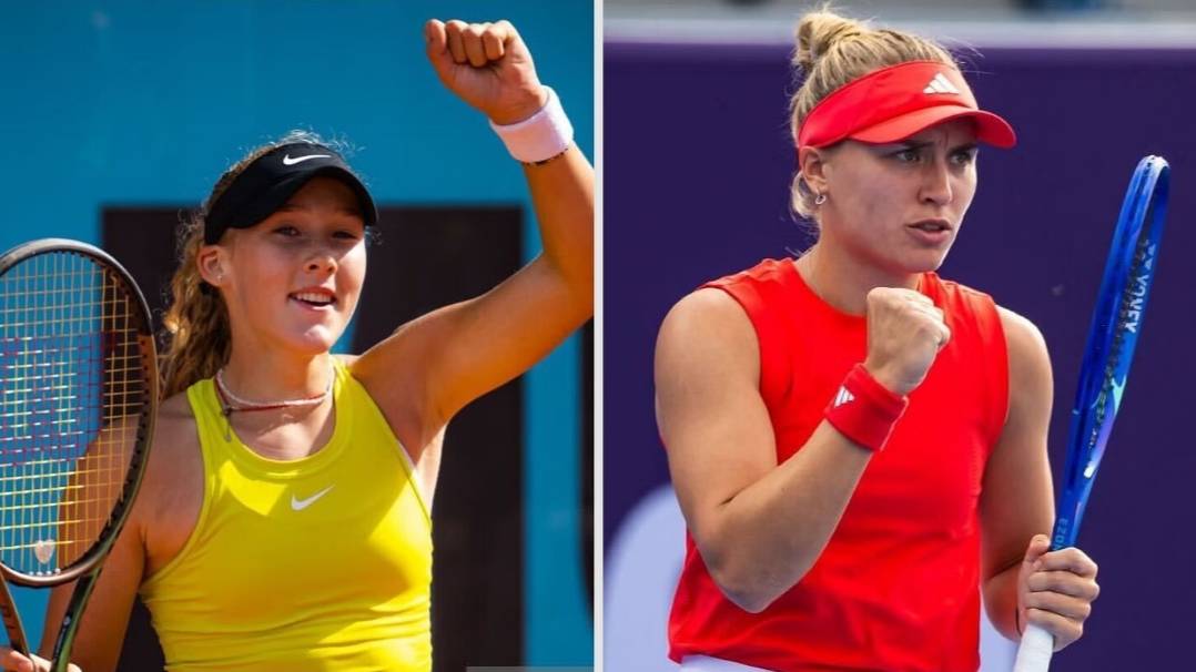 28.04.2025. Мирра Андреева - Юлия Стародубцева. WTA 1000 Madrid.Mirra Andreeva - Yulia Starodubtsewa