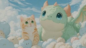 Песенка про Дракошу, Котика, и Облака