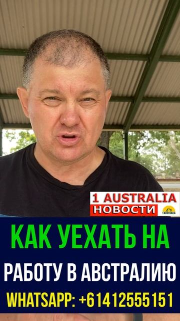 КАК УЕХАТЬ НА РАБОТУ В АВСТРАЛИЮ. [#1Australia]#short731 #иммигра