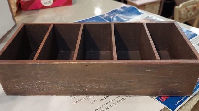 Декорирование деревянной шкатулки алмазной мозаикой