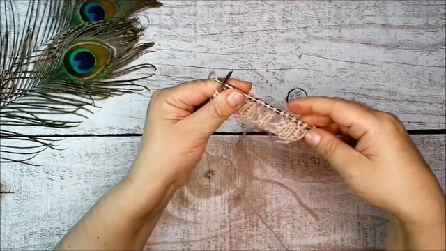 Простой ажурный узор №7 для летних маечек, топиков, кардиганов