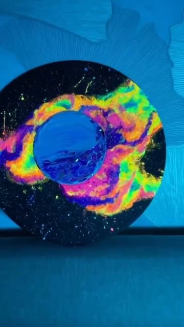 Текстурная картина без освещения / под ультрафиолетов смотреть онлайн