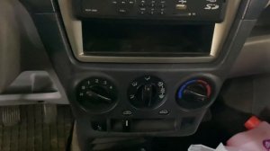 Kia Picanto. Замена лампочек в приборке и в печке