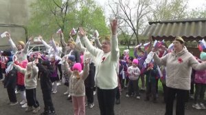 ФЛЭШМОБ - ПОЗДРАВЛЕНИЕ С ДНЁМ ПОБЕДЫ ВЕТЕРАНА ВОВ Дурновцева М.И. - 07.05.2025