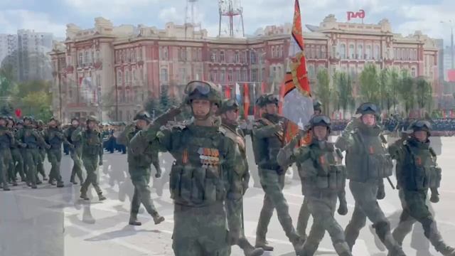 Военный Парад Победы в Ростове-на-Дону 9 мая 2025 года (видео)