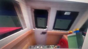 поездка на поезде за  в майнкрафте