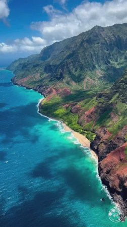 Побережье На Пали (Nā Pali Coast). Кауаи, Гавайи🌴