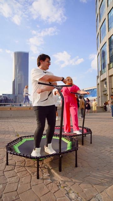 😋Наблюдаю за своим мальчиком  #projumping #джампингфитнес?