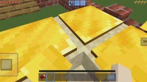 Посмотроил стеклянный мост в Майнкрафте