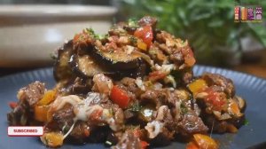 БАКЛАЖАНЫ с говядиной,арабский рецепт