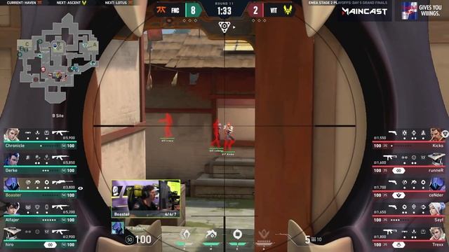 Fnatic vs Team Vitality | Карта 1 | VALORANT Champions Tour 2024: EMEA Stage 2