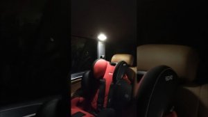 BMW X5 E70 самодельное LED освещение салона