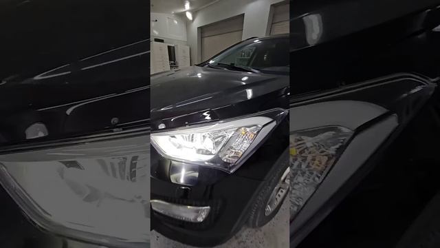 Сантафе 3 дорест улучшение света фар. Замена заводског смотреть онлайн