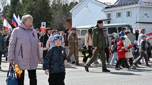Бессмертный полк 2025, село Красноборск.