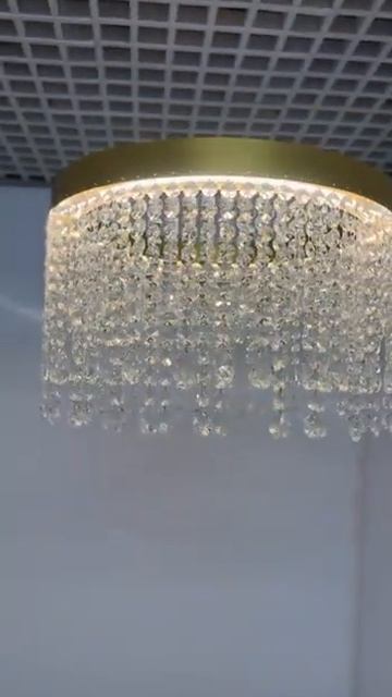 Подвесной светодиодный светильник кольцо с хрусталик смотреть онлайн