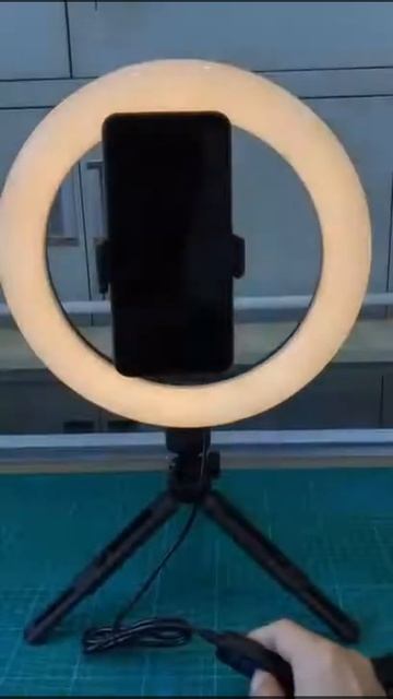 Кольцевая светодиодная лампа с штативом для селфи смотреть онлайн
