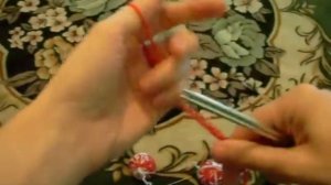 Набор петель для вязания на спицах (пинетки).