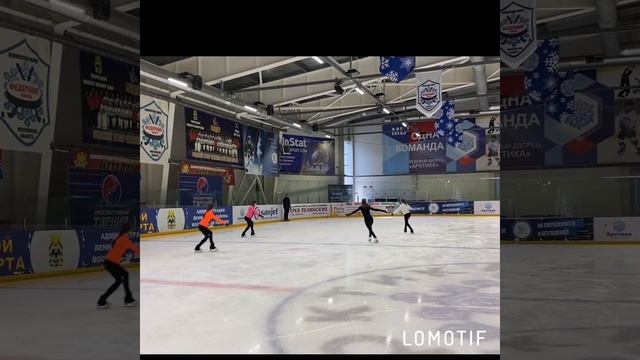 Балет на льду. Тренировка. #figureskating смотреть онлайн