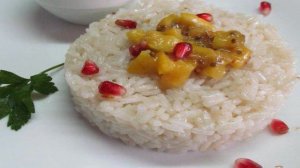 Рис с пикантным соусом из лимона