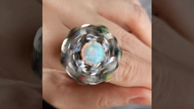 Кольцо спиннер с гранатом размер смотреть онлайн