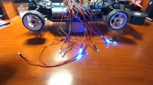 Свет на RC модель от Tamiya #rcdrift #flyingfish #tamiya