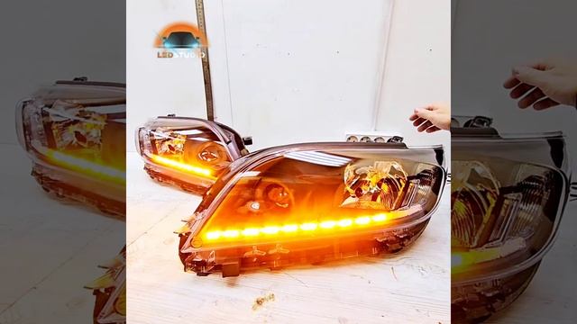 Toyota Rav4 светодиодный тюнинг комплект фар смотреть онлайн