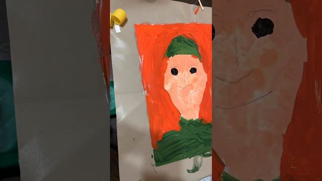 #23 февраля #портрет папы #шаблон#открытка смотреть онлайн