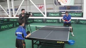 Уроки настольного тенниса съемка. А.Власов - атакующие удары справа и слева 2 мая 2013