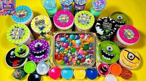 АСМР слайм | Смешиваю магазинные слаймы