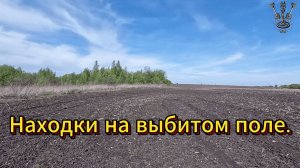 Находки на выбитом поле