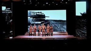 "Подвиг танкистов". Театральная сценка в исполнении артистов Народного театра г. Приморско-Ахтарск.